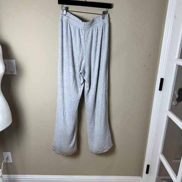STARS ABOVE Super Soft Wide Leg Drawstring Sweatpants Size Small Grey w pockets - Picture 8 of 15